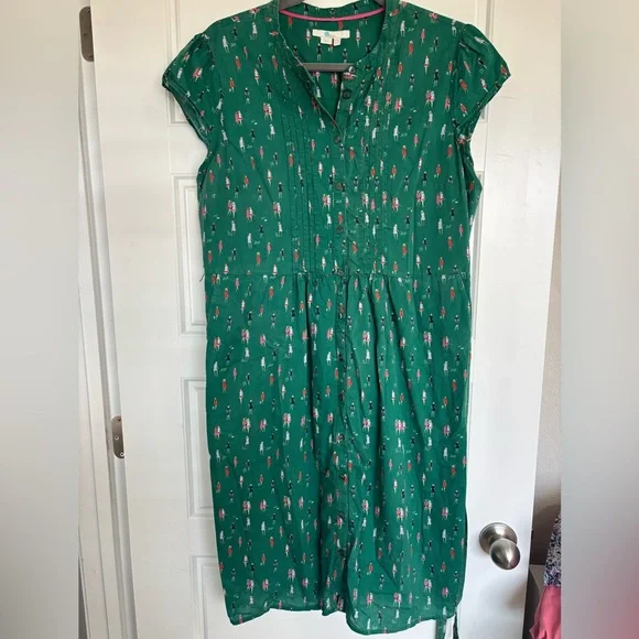 green emerald velvet dress Bottle Green Boden Gauze Dress X-Small / Bottle Green